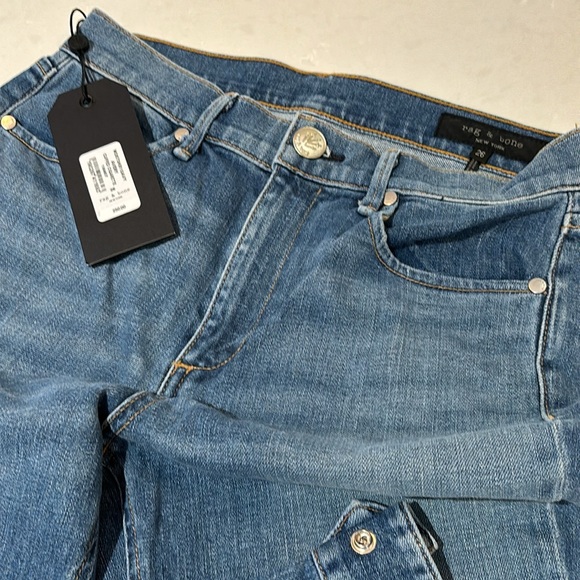 Rag & Bone Avery cuffed cigarette straight jeans NWT 26 - Picture 6 of 8